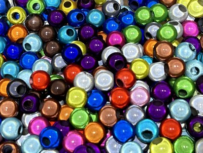 Miracle Beads Colour Mix – Beads 12 mm – Large Hole 4.5mm – 50 grams approx.