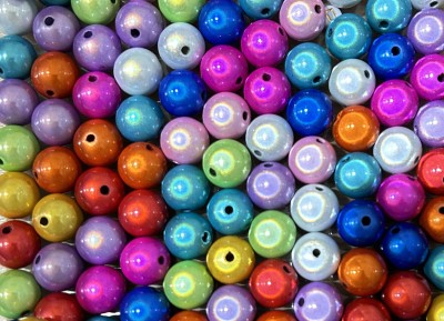 Miracle Beads Colour Mix – Beads 10 mm – 50 grams approx.