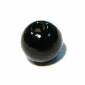 Lacquer bead 8 mm glossy black