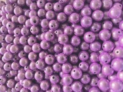 Miracle Beads flieder - Perlen 14mm - 50 Gramm ca. 33 Stück