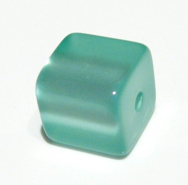 Polaris cube 6 mm mint glossy – small hole