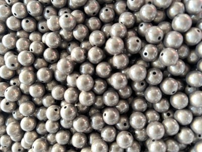 Miracle Beads grau - Perlen 14mm - 50 Gramm ca. 33 Stück