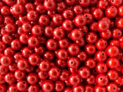 Miracle Beads rot - Perlen 14mm - 50 Gramm ca. 33 Stück