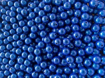 Miracle Beads blau - Perlen 14mm - 50 Gramm ca. 33 Stück
