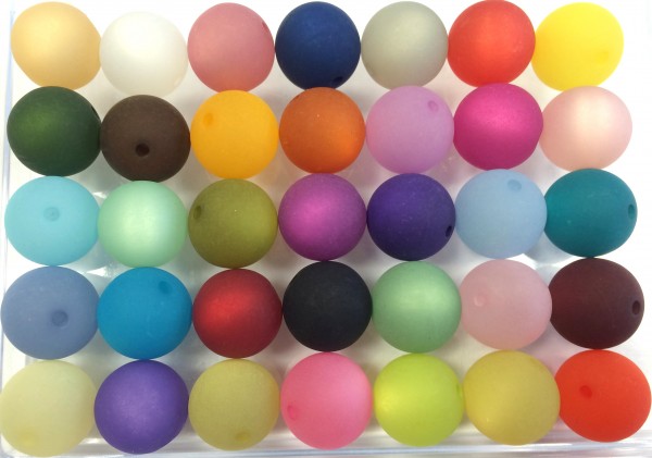 Polaris beads 16 mm – 25 pieces in different colors
