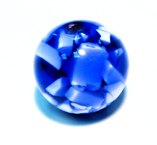 Mosaikperle 16mm - blau