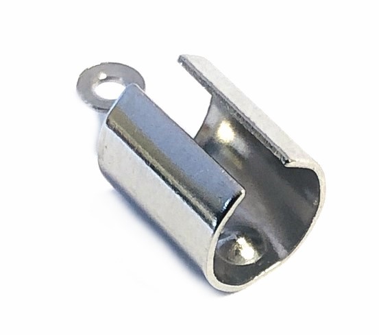End cap – stainless steel tape clamp – for 2-3 mm bands