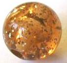 Cognac Glitter – 14 mm bead