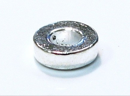 Ring 6x0,8 mm silver coloured