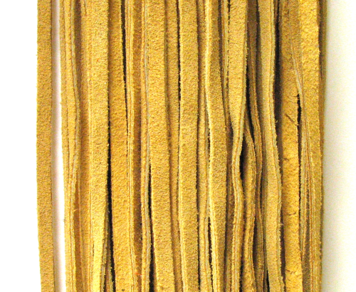 Suede band – mustard – ca.1 meter -made in Germany- ca.4x2mm
