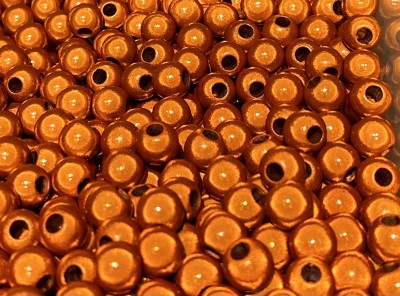 Miracle Beads orange - beads 12mm - large hole 4,5mm - 50 gram approx. 63 pieces