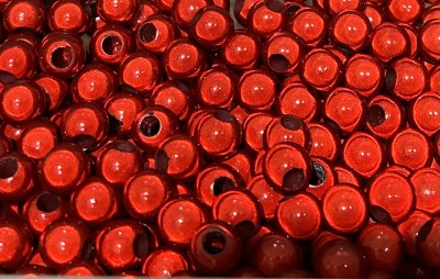 Miracle Beads rot - Perlen 12mm - Großloch 4,5mm - 50 Gramm ca. 63 Stück