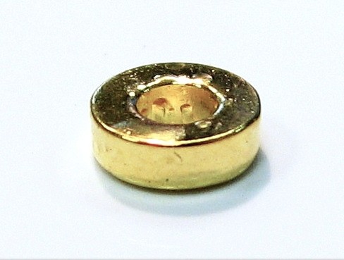 Ring 6x2 mm gold colored